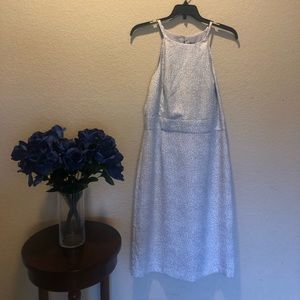Gray Banana Republic A-line dress